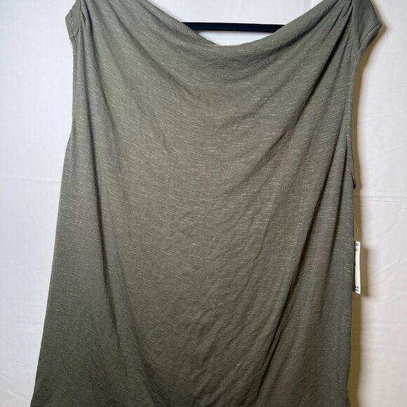 Halogen Olive Drape Tank Top - Picture 5 of 5